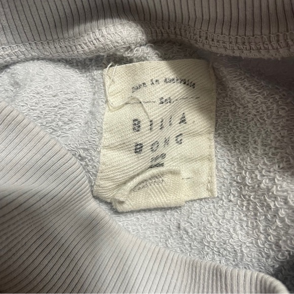 Billabong Cropped Light Blue Sweatshirt Small - Picture 7 of 7